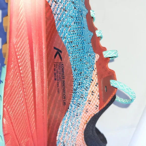 Keen Kids Multicolor Knit Sneaker with Teal Laces - Picture 5 of 6